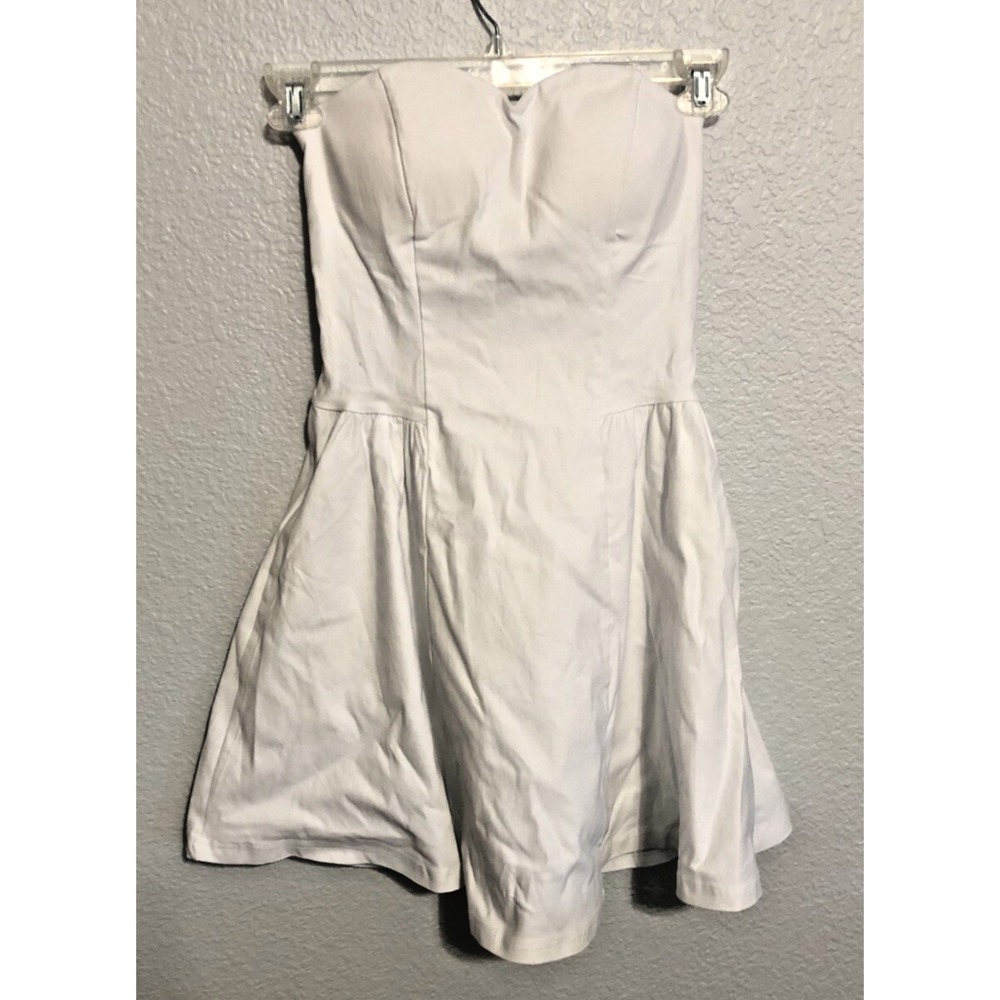 NWT Allegra K Womens White Party Strapless Sweetheart Neck Off Shoulder - Size M